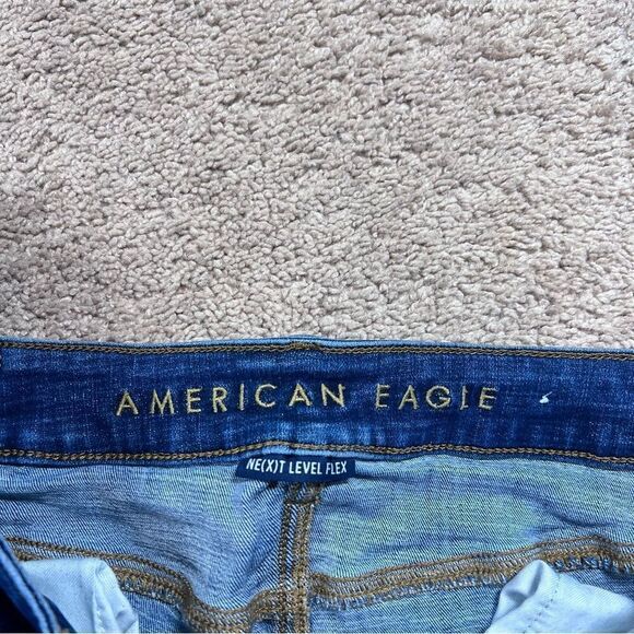 American Eagle Mens Next Level Flex Slim Stretch Denim Blue Jeans Size 33x32 - Picture 6 of 8